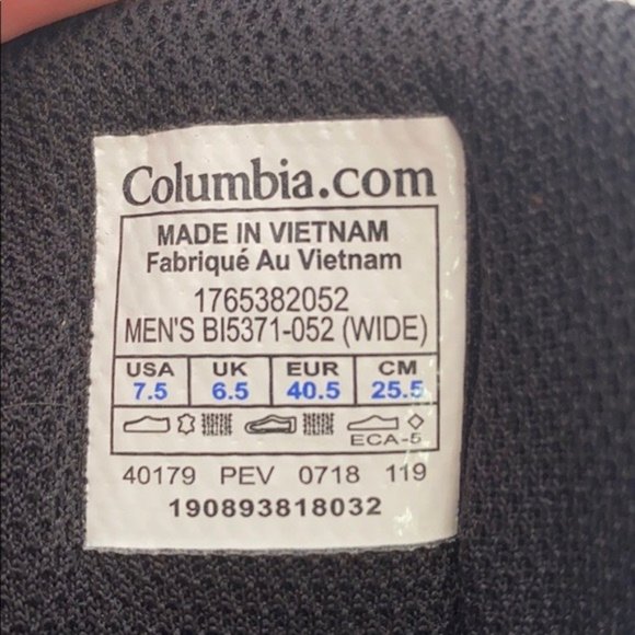 Columbia Unisx Gray Crestwood Mid Waterproof Hiking Boot main image 6